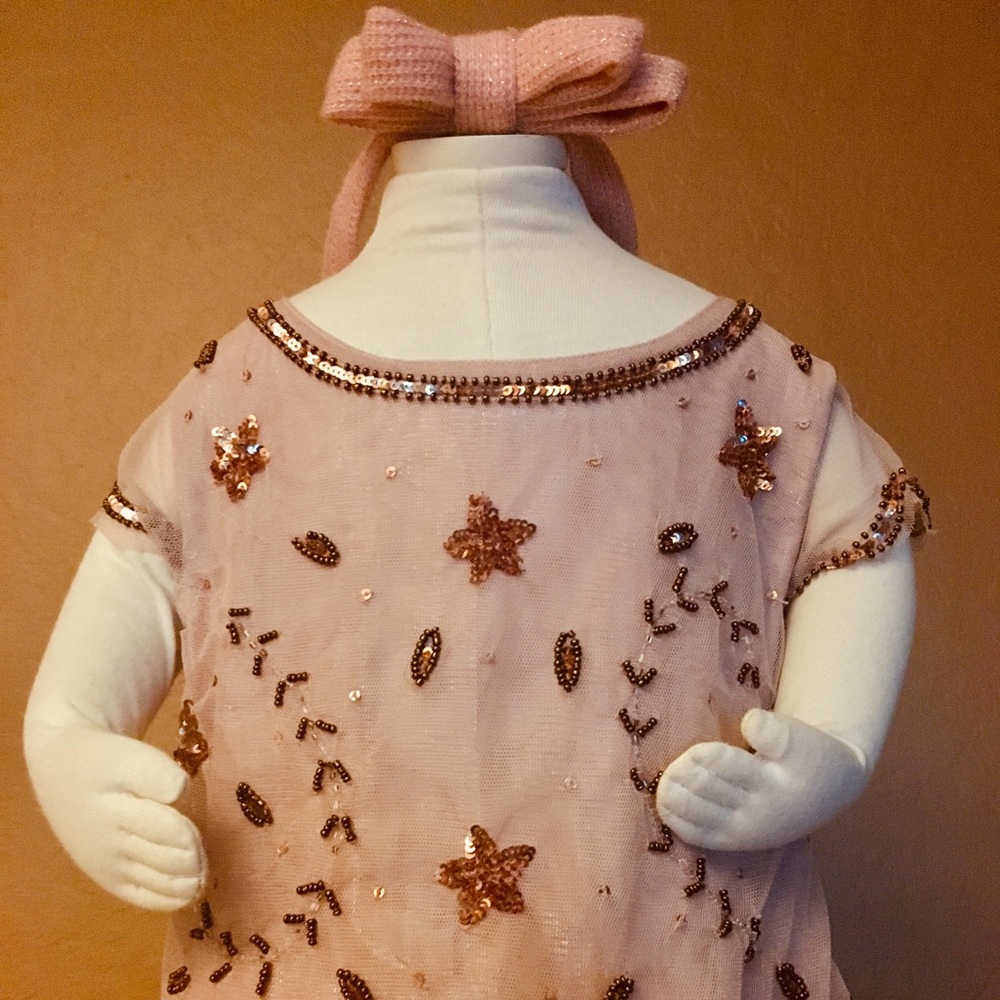 ADORABLE Palomino Dress & Bow Headband Set 4 girls - Picture 5 of 7